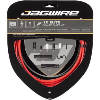 Jagwire Elite Sealed Gearkabelsæt med STS-EL - Rød