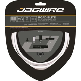 Jagwire Road Elite Sealed Gearkabelsæt med STS-EL - Hvid
