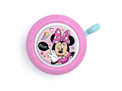 Seven - Minnie Mouse - Ringeklokke til børnecykel - Pink -  Str. Ø55mm