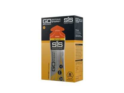 SIS GO - Isotonic energy gel - Appelsin - 1 kasse á 6 stk.