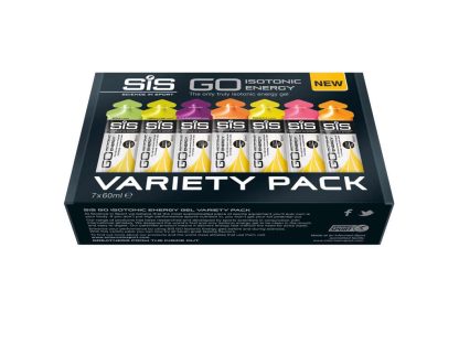 SIS GO - Isotonic Energy gel - Prøvepakke med 7 forskellige smagsvarianter - 7x60ml
