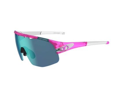 Tifosi Sledge Lite - Cykelbrille - Pink/Hvid - 3 Linser - M-XL