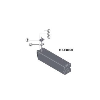 Shimano Steps - CG kappe ved batteri port - BT-E8020